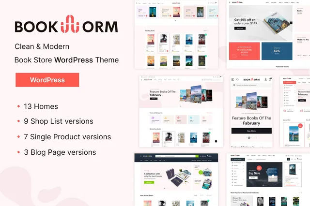 Bookworm – Bookstore & Bookshop Theme