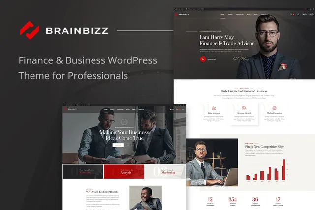 BrainBizz – Finance & Business WordPress Theme