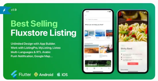 FluxStore Listing - The Best Directory WooCommerce app by Flutter v6.0 Untouched / Clean Original