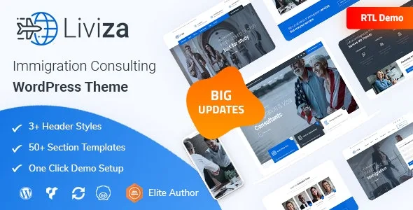 Liviza - Immigration Consulting WordPress Theme v4.0