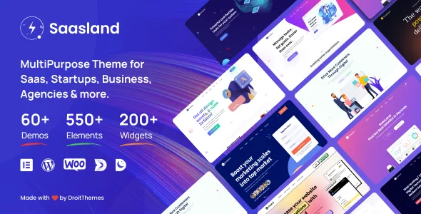 Saasland – MultiPurpose Theme for Startup